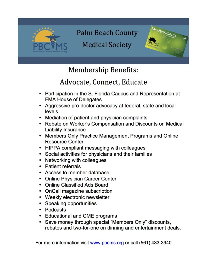 2015 PBCMS Membership Flyer